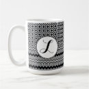 Recherche de zigzag noir et blanc tasses Motif
