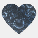 Recherche de bulles bleues autocollants Bokeh