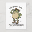 Recherche de humour de grenouille cartes postales Crapaud