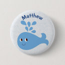 Zoek naar walvis buttons Blauw