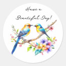 Zoek naar mooie vogel stickers Bloemen