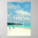 Recherche de good vibes only posters Typography