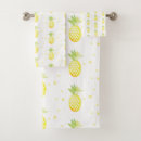 Recherche de ananas salle bain accessoires Jaune
