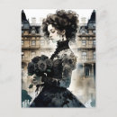 Recherche de rose victorien cartes postales Dame
