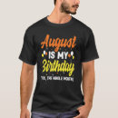 Recherche de august birthday tshirts Anniversaire