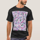 Recherche de pourpre de fleur tshirts Aquarelle
