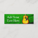 Recherche de guitare cartes visite Photographie