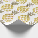 Recherche de motif hawaïen papier cadeau Ananas