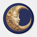 Recherche de visage lune magnets Lune de croissant