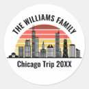 Recherche de chicago autocollants Coucher de soleil