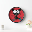 Recherche de planche à roulettes horloges Chat