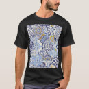 Zoek naar blauwe tegels tshirts Azulejo