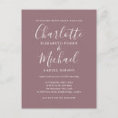 Recherche de mauve mariage invitations Moderne