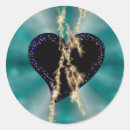 Recherche de flamme noire autocollants Coeur