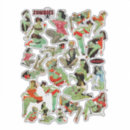 Recherche de femme sexy autocollants Vintage