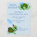 Recherche de tortues de mer invitations Mignonette