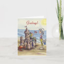 Zoek naar zandkasteel kaarten Strand