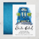 Recherche de porte bleue invitations Script