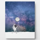 Recherche de la science plaques Lune