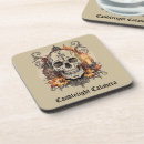 Recherche de calavera dessous de verres Crâne en sucre