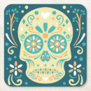 Recherche de crâne sucre dessous de verres Orange