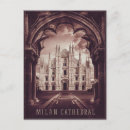 Recherche de cathédrale milan cartes postales Aquarelle