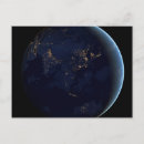Recherche de planète bleue cartes postales Globe
