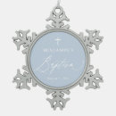 Recherche de bleu de flocon de neige ornements Moderne