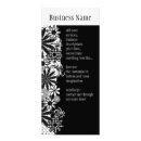 Recherche de fleurs cartes publicitaires Noir