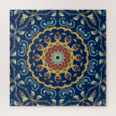 Recherche de mandala floral puzzles Motif
