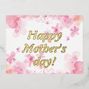 Recherche de fleurs roses cartes postales Future maman