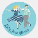 Recherche de danse vintage autocollants Rétro