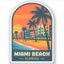 Recherche de coucher du soleil de miami autocollants Pour tous