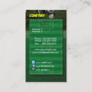 Recherche de footballeur cartes visite Terrain de football