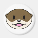 Recherche de loutre magnets Dessin animé