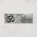 Zoek naar symbool visitekaartjes Meditatie