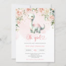 Recherche de dinosaur baby shower fille invitations Trex