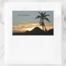 Recherche de paysage tropical autocollants Coucher de soleil