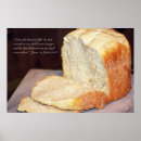 Zoek naar brood van het leven posters Jesus