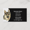 Recherche de chien berger allemand cartes visite Animal