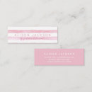 Zoek naar roze witte strepen visitekaartjes Customer