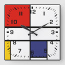 Zoek naar piet mondrian klokken Lijnen