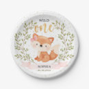 Recherche de anniversaire de renard assiettes Sauvage