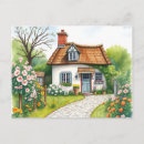 Recherche de fleurs de cottage cartes postales Maison