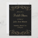 Recherche de goth bridal shower invitations Noir