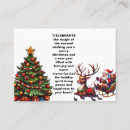 Recherche de renne de noël cartes visite Festif