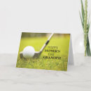 Recherche de golf fête des pères cartes Grand père