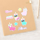 Zoek naar leuke eenhoorns stickers Lama