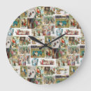 Recherche de père noël vintage horloges Xmas