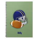 Recherche de le football carnets Casque de football